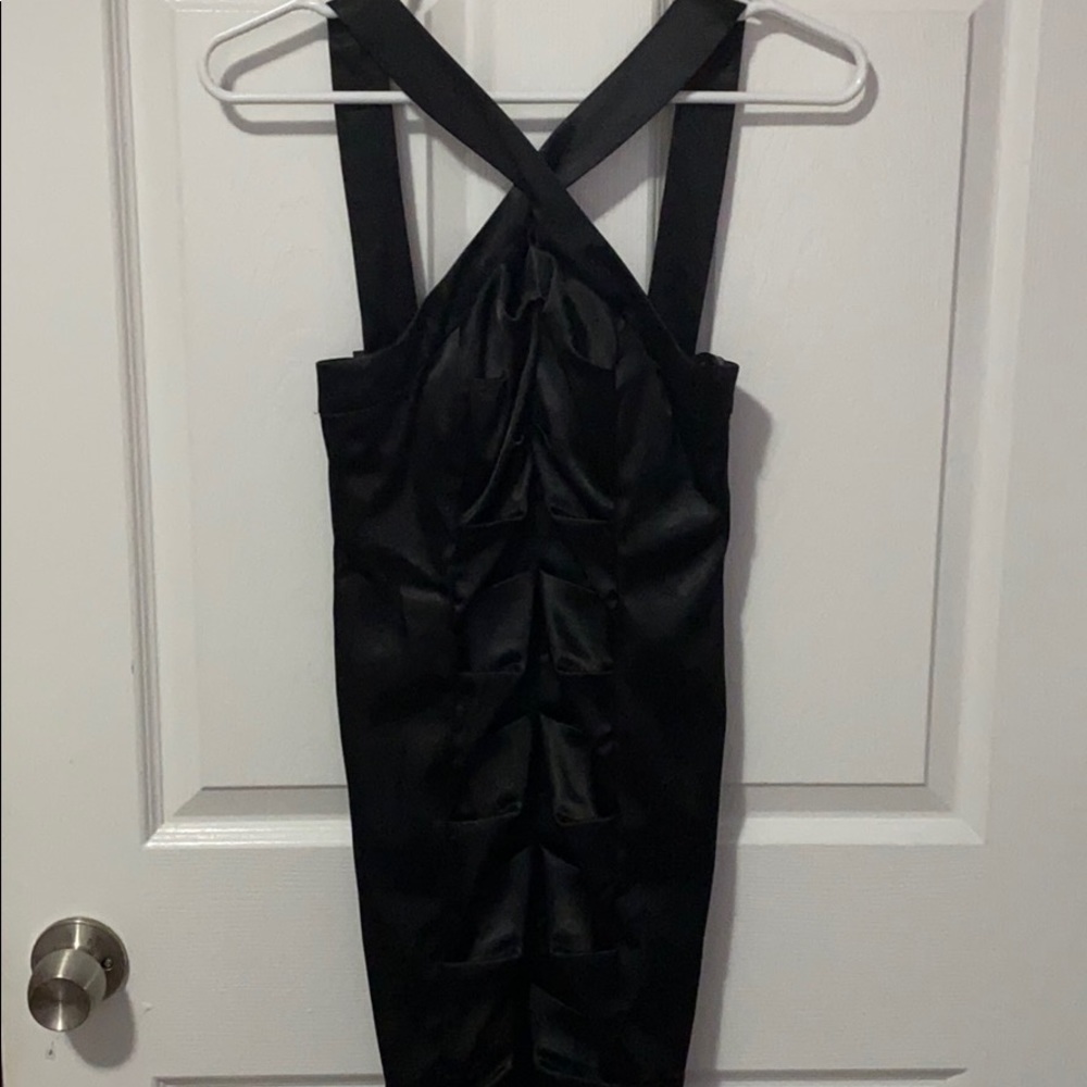 Black cocktail dress